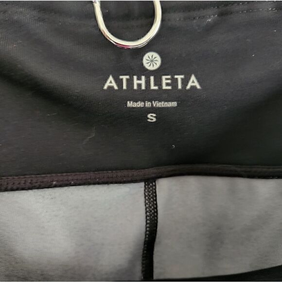 ATHLETA Black and Gray Camouflage Leggings Size Small - Picture 5 of 6